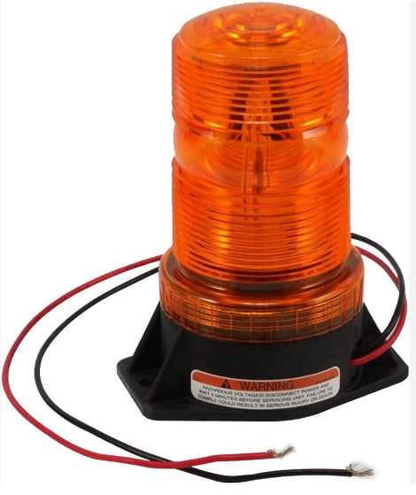 Aftermarket Partwerks STROBE LIGHT, AMBER 2920146 for JLG Scissor Lift 1532E,1532E2,1932E,1932E2