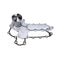 Aftermarket Partwerks Water Pump 6653941 - A 6684225 For Bobcat B300 BL370 225 225 325 325 325 325 1600 S150 S160 S175 S185