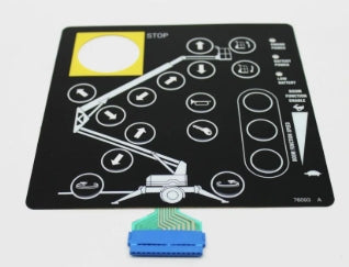 76093 Upper Overlay Decal Platform Box fit forTMZ50 Boom Lifts TMZ50 30 TMZ5030