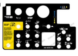 NEW  Platform Control Panel Decal Overlay Decal #35584
