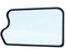 Aftermarket Partwerks Lower Door Glass 827/80300 for JCB Telehandler 526-56 528-70 531-70 532 533-105 535-95 535-125 535-140 536-60 536-70 537-135 541-70 550-140 560-80