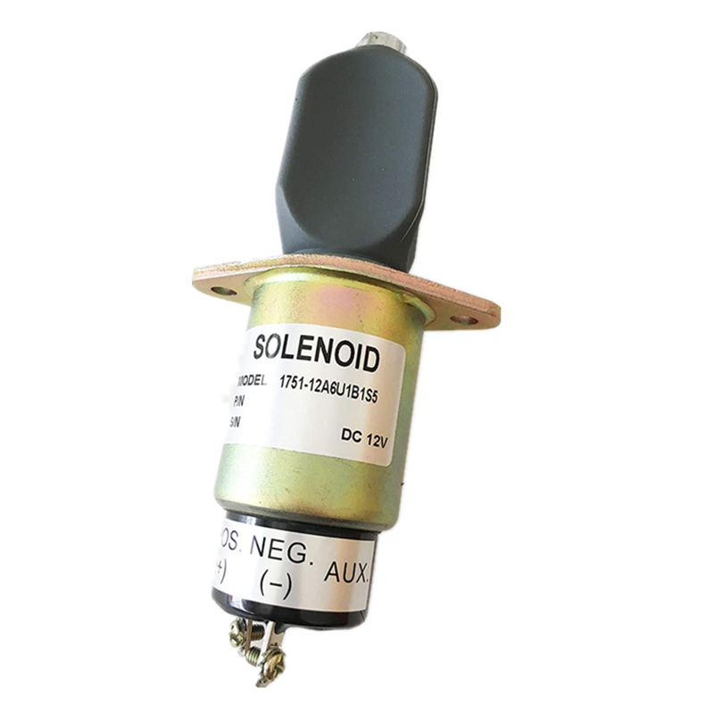 Aftermarket Partwerks Stop Solenoid 1751-12A6U1B1S5 For  Kubota 3A Kit (70 &amp; 82 mm series engines)
