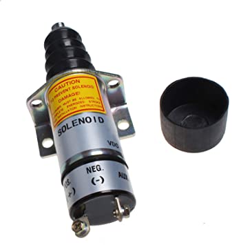 Aftermarket Partwerks 12V fuel shutoff solenoid 1502-12C6U1B2S1 1500-2047 for WOODWARD