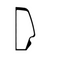 Aftermarket Partwerks LH SIDE REAR GLASS TOUGHE~LDL P68 (REINS 827/80213 for JCB Telehandler 506-36 507-42 509-42 510-56 526-56 530 532 533-105 535-125 535-140 535-60 535-95 536-60 540-170