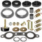 Partwerks Aftermarket New Exhaust Muffler Silencer Kit KI1555YX155DM for Polaris Sportsman 700 EFI 2002-2006 / MV7 2005