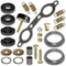 Partwerks Aftermarket New Exhaust Muffler Silencer Kit KI1555YX155DM for Polaris Sportsman 700 EFI 2002-2006 / MV7 2005